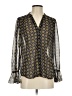 CAbi 100% Polyester Gold Long Sleeve Blouse Size XS - photo 1