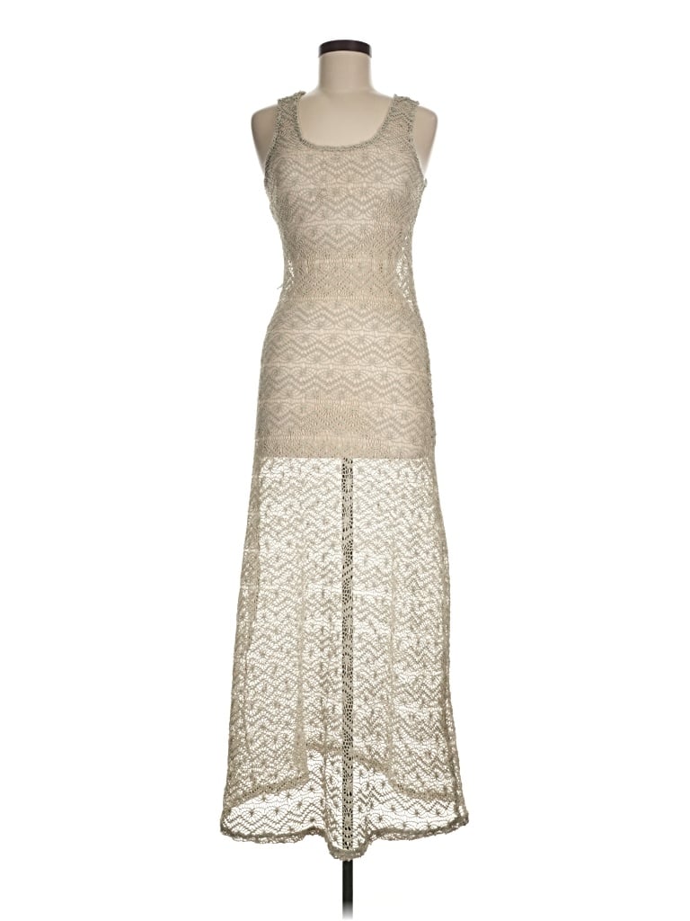 Pre-owned Sharagano Cocktail Dress In Ivory