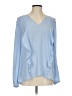 Banana Republic 100% Polyester Blue Long Sleeve Blouse Size S - photo 1