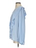 Banana Republic 100% Polyester Blue Long Sleeve Blouse Size S - photo 5