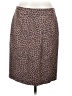 Ann Taylor LOFT Animal Print Brown Formal Skirt Size 8 - photo 1