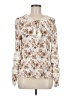 Daytrip 100% Rayon Ivory Long Sleeve Blouse Size M - photo 1