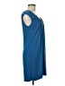 Evan Picone Solid Blue Casual Dress Size 8 - photo 4