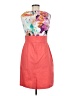 AGB 100% Polyester Color Block Orange Cocktail Dress Size 8 - photo 2