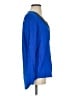 My Michelle 100% Polyester Blue Long Sleeve Blouse Size S - photo 4
