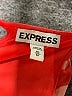 Express 100% Polyester Orange Sleeveless Blouse Size XS - photo 7