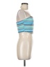 Shein 100% Polyester Blue Tube Top Size 6 - photo 4