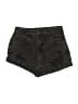 Shein Hearts Black Denim Shorts Size XS - photo 1