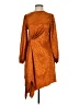 Shein 100% Polyester Orange Cocktail Dress Size S - photo 1