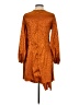 Shein 100% Polyester Orange Cocktail Dress Size S - photo 2
