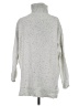 Ann Taylor LOFT Silver Turtleneck Sweater Size M - photo 2