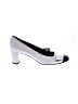 Casadei Color Block Silver White Heels Size EU 38 1/2 - photo 1