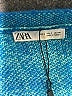Zara Plaid Blue Cardigan Size S - photo 7
