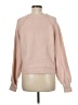 Double Zero Solid Pink Pullover Sweater Size M - photo 2