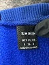Shein 100% Polyester Blue Sweatshirt Size 4 - photo 7