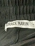 Grace Karin Solid Black Casual Pants Size S - photo 7