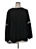 Target 100% Polyester Black Long Sleeve Blouse Size 1X (estimated) - photo 1