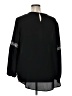 Target 100% Polyester Black Long Sleeve Blouse Size 1X (estimated) - photo 2