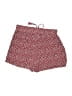 retrology 100% Rayon Floral Red Shorts Size S - photo 2