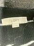 Ann Taylor LOFT Stripes Black Turtleneck Sweater Size XS - photo 7