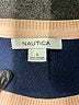 Nautica 100% Cotton Color Block Blue Pullover Sweater Size S - photo 7