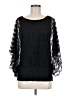 Jessica Simpson 100% Nylon Black 3/4 Sleeve Blouse Size M - photo 1