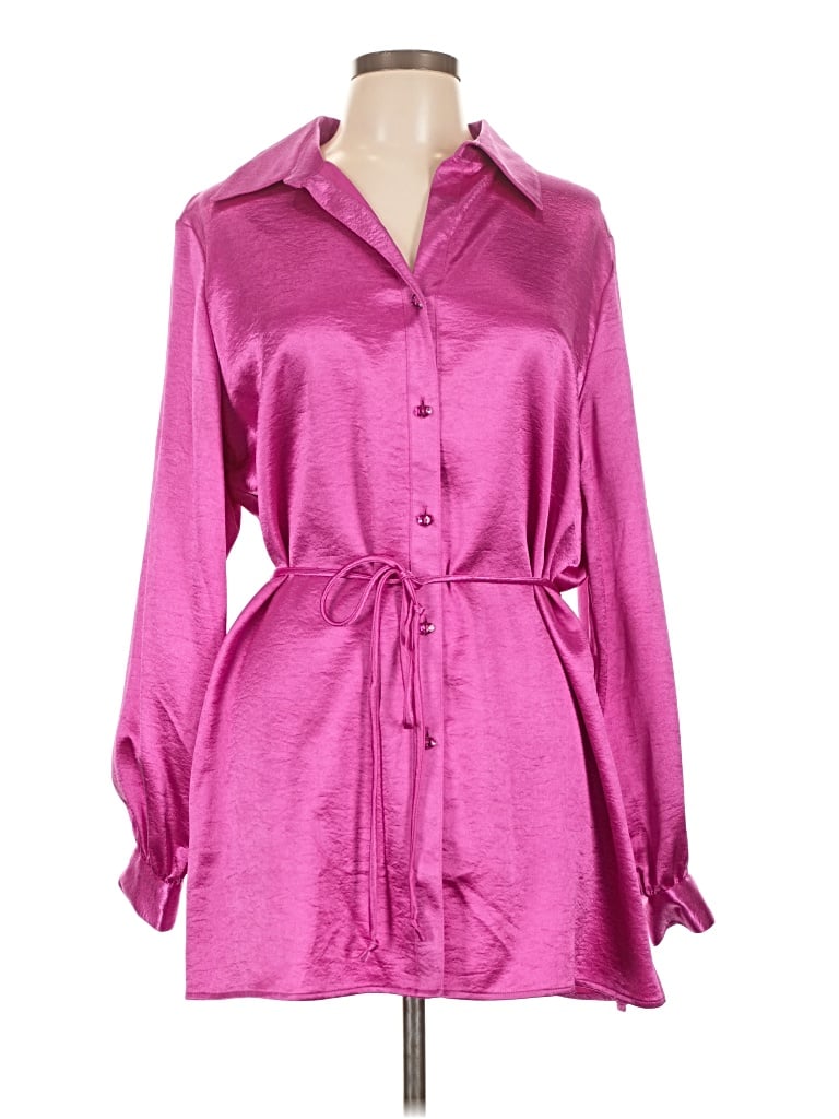 Pre-owned Susan Graver Casual Dress In Pink