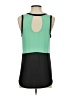 Naked Zebra 100% Polyester Green Sleeveless Blouse Size S - photo 2