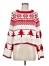 Shein 100% Acrylic Red Pullover Sweater Size 8 - 10 - photo 1