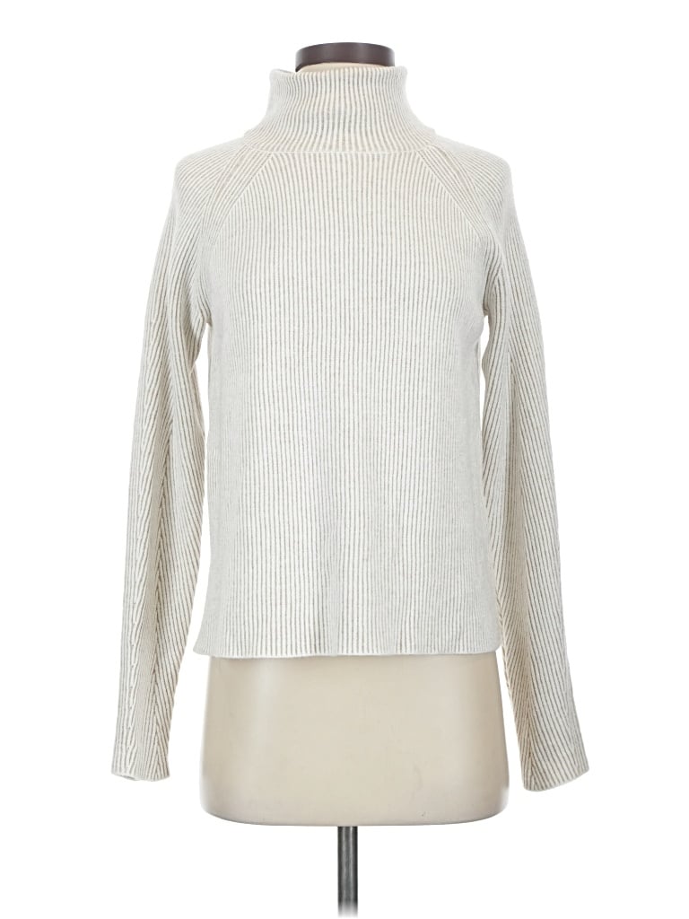 Pre-owned Cyrus Turtleneck Sweater In Ivory