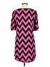 Brenda's Chevron-herringbone Pink Casual Dress Size M - photo 2