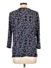 Ellen Tracy Blue 3/4 Sleeve Blouse Size L - photo 2