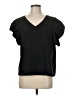 Shein 100% Supima Cotton Black Short Sleeve Top Size 8 - 10 - photo 1
