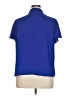 T Tahari 100% Polyester Blue Short Sleeve Blouse Size XL - photo 2