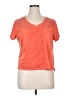 Hannah Orange Short Sleeve Top Size XL - photo 1