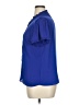 T Tahari 100% Polyester Blue Short Sleeve Blouse Size XL - photo 5