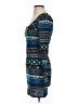 Forever 21 Argyle Blue Casual Dress Size S - photo 5