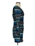 Forever 21 Argyle Blue Casual Dress Size S - photo 4