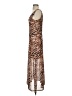 Louna Animal Print Brown Cocktail Dress Size S - photo 5