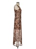 Louna Animal Print Brown Cocktail Dress Size S - photo 4