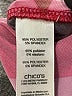 Chico's Print Burgundy Cocktail Dress Size Sm (0) - photo 8