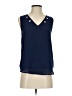 Norah 100% Polyester Blue Sleeveless Blouse Size S - photo 1