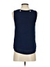 Norah 100% Polyester Blue Sleeveless Blouse Size S - photo 2