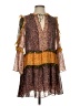 Ulla Johnson Paisley Brown Cocktail Dress Size 0 - photo 1