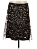 BCBGMAXAZRIA 100% Polyester Stars Black Brown Formal Skirt Size M - photo 1