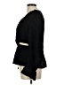 Something Navy Black Long Sleeve Blouse Size M - photo 5