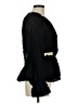 Something Navy Black Long Sleeve Blouse Size M - photo 4