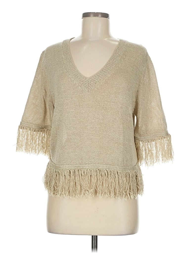 Pre-owned Bishop + Young 3/4 Sleeve T-shirt In Brown