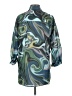 Stradivarius Print Green 3/4 Sleeve Blouse Size XXS - photo 2