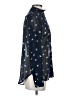 A New Day 100% Polyester Polka Dots Blue Long Sleeve Blouse Size XS - photo 4